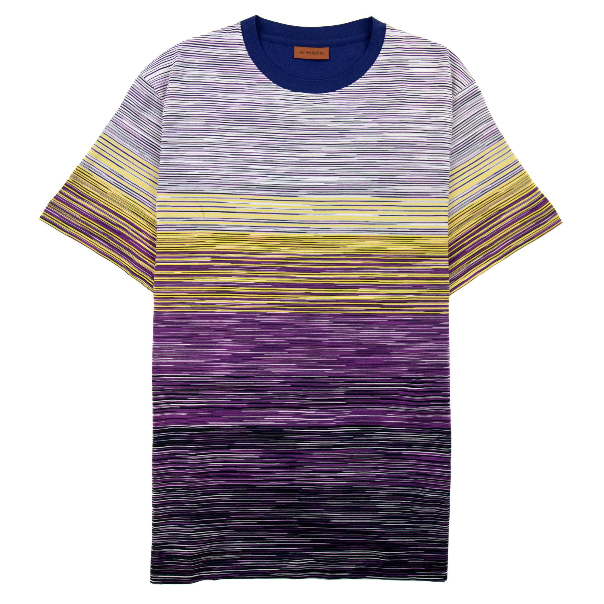 Missoni Slub Cotton Jersey Crewneck T Shirt Multi F500r