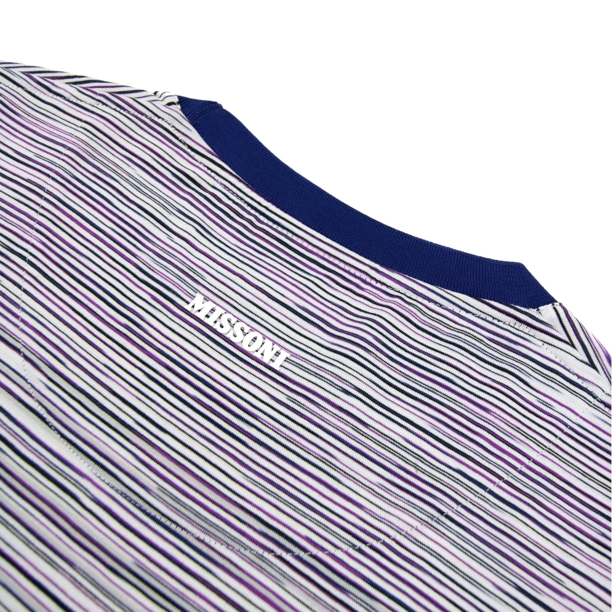 Missoni Slub Cotton Jersey Crewneck T Shirt Multi F500r