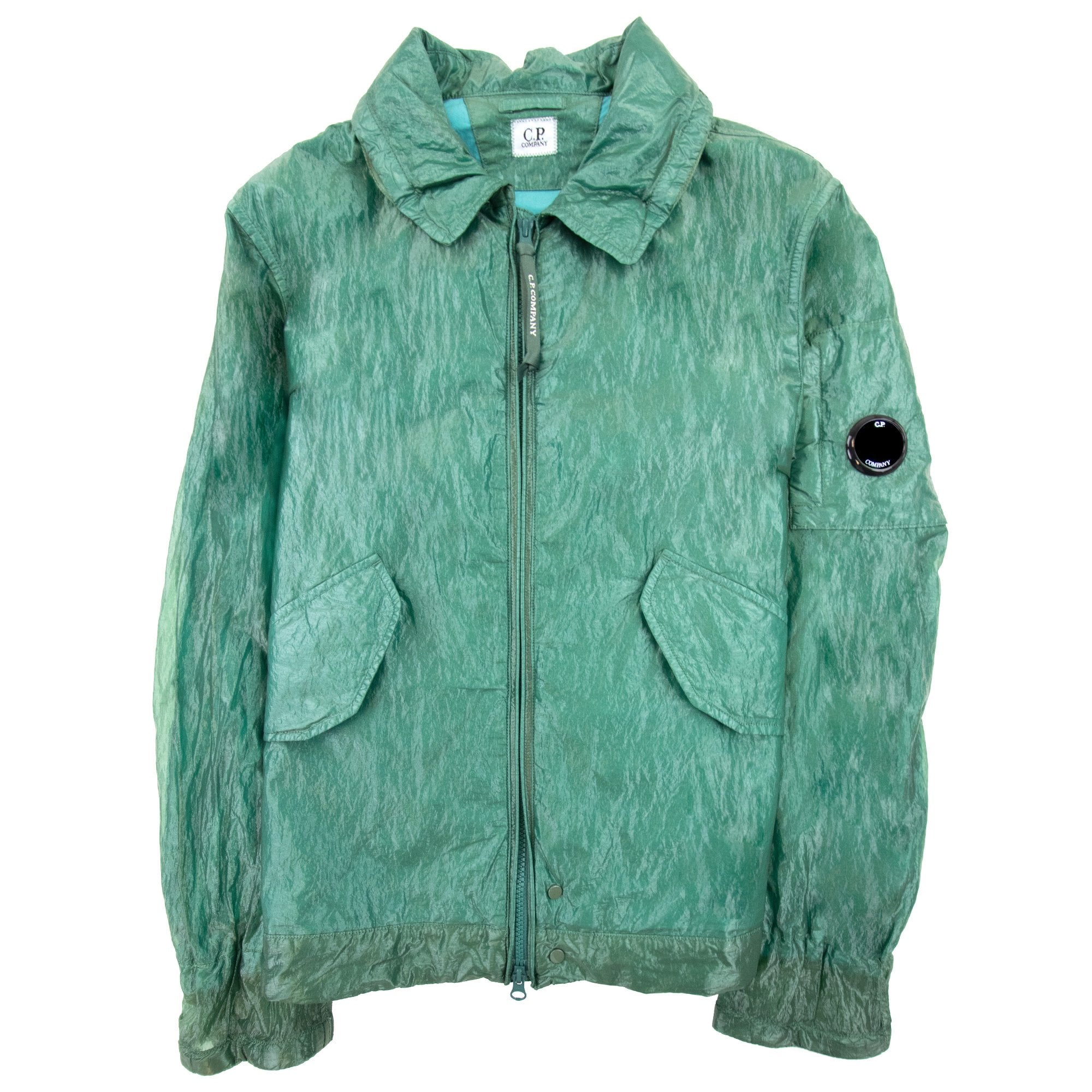 Cp Company Kan D Lens Outwear Short Jacket Bronze Green 648