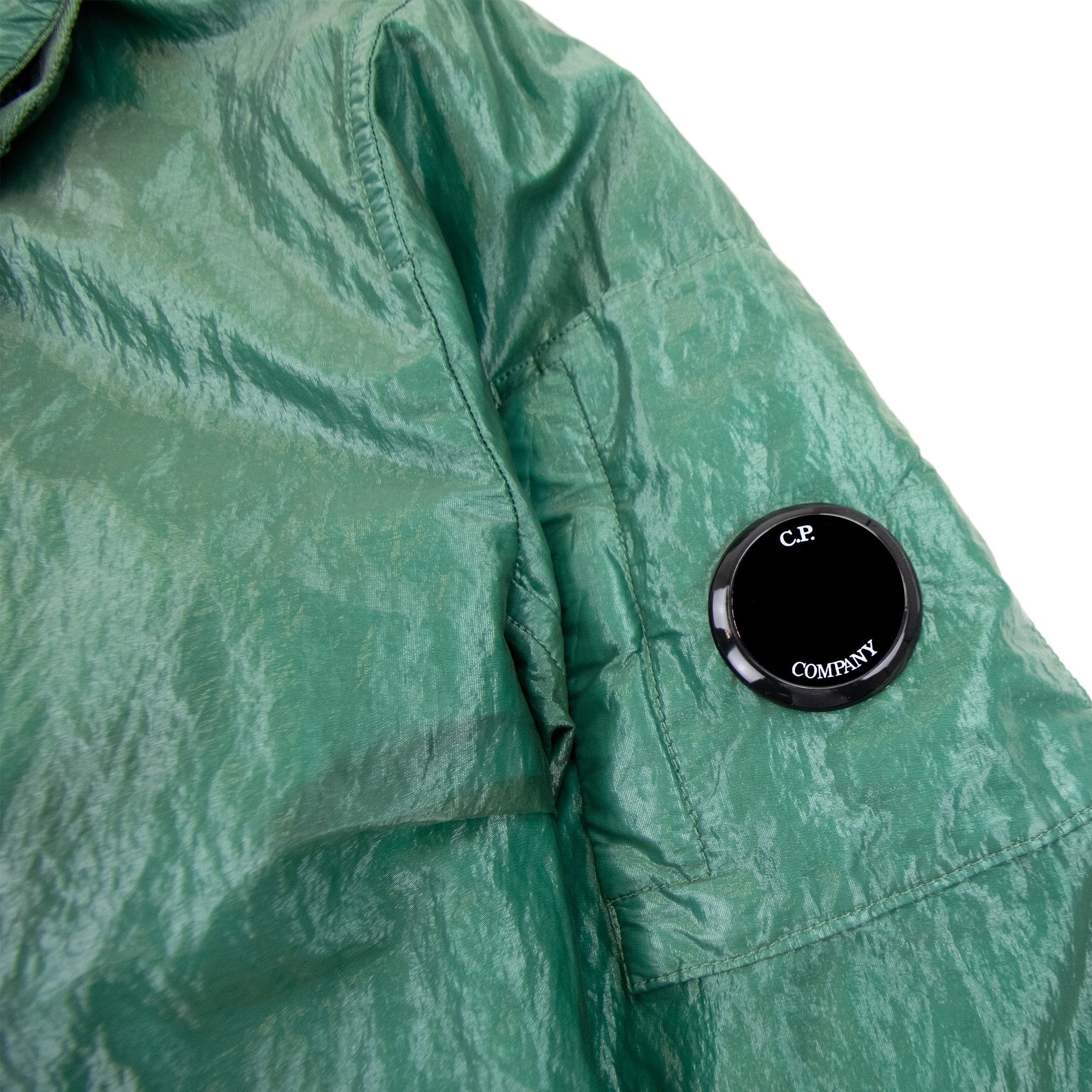 Cp Company Kan D Lens Outwear Short Jacket Bronze Green 648