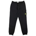Stone Island 64520 Brushed Cotton Fleece Slim Fit Black V0029