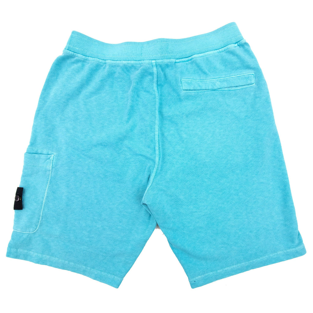 Stone Island 64060 Old Treatment Bermuda Short Turquoise V0142