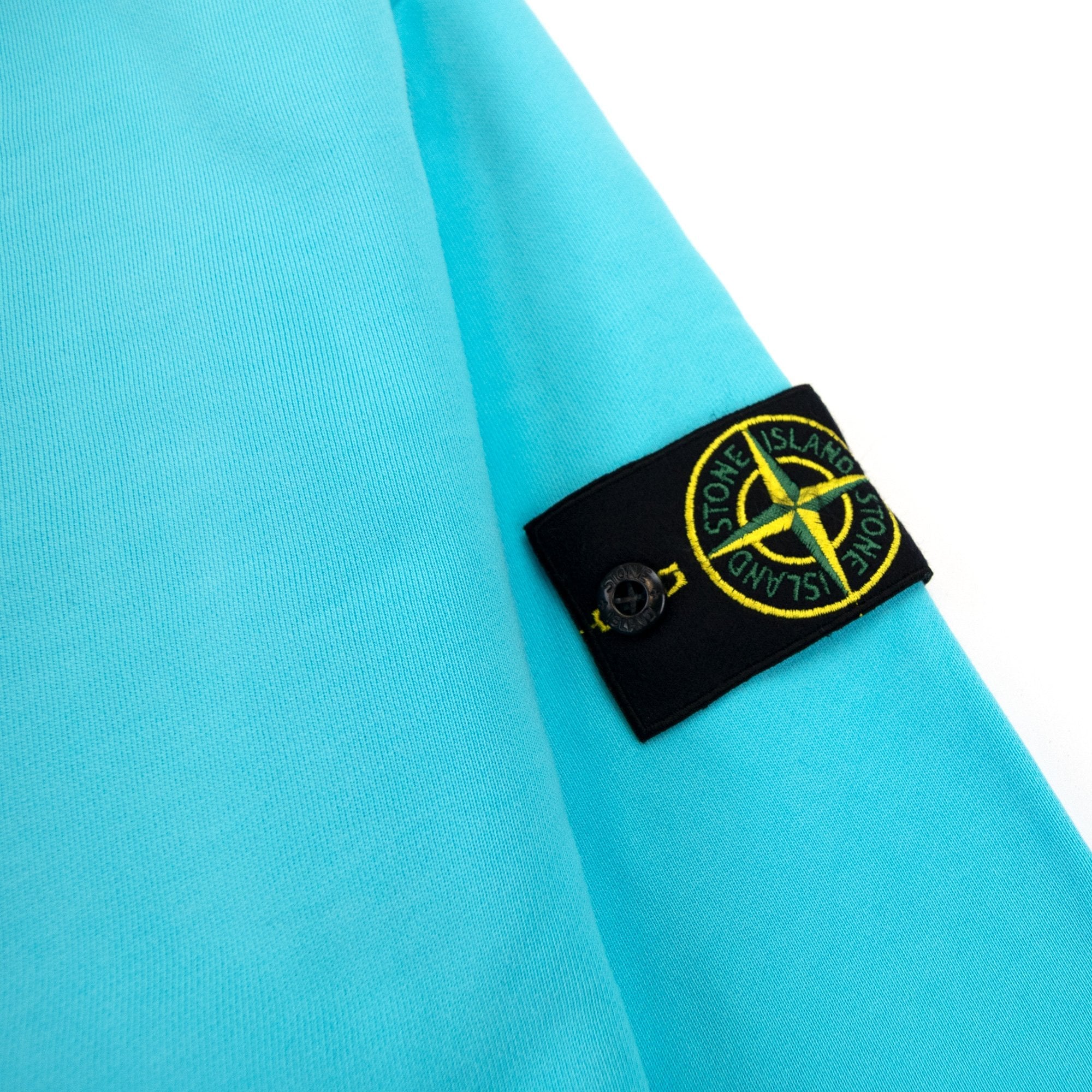 Stone Island 64151 Hooded Sweatshirt Turquoise V0042