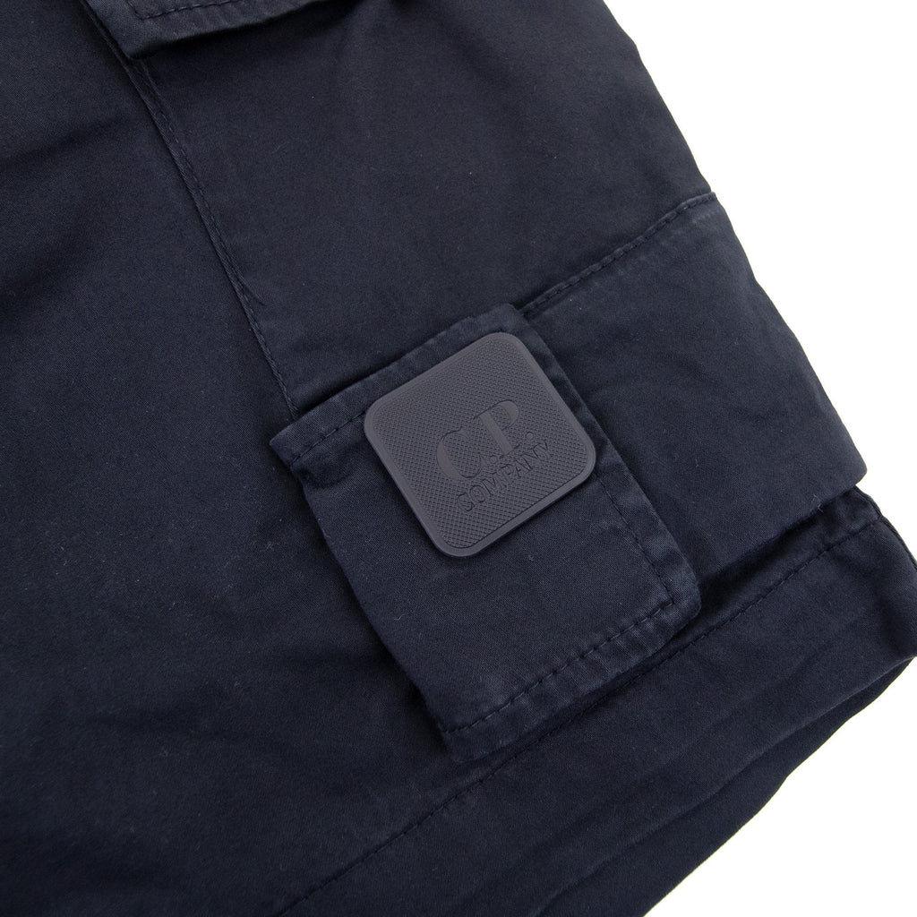 Cp Company Metropolis Series Stretch Sateen Cargo Shorts Navy 888