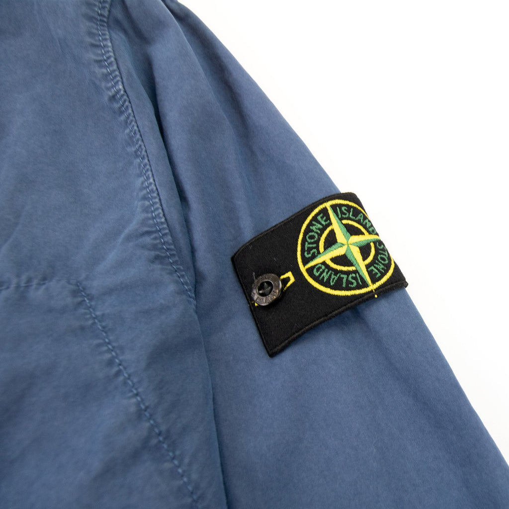 Stone Island 106wn Old Treatment Overshirt Blue V0124