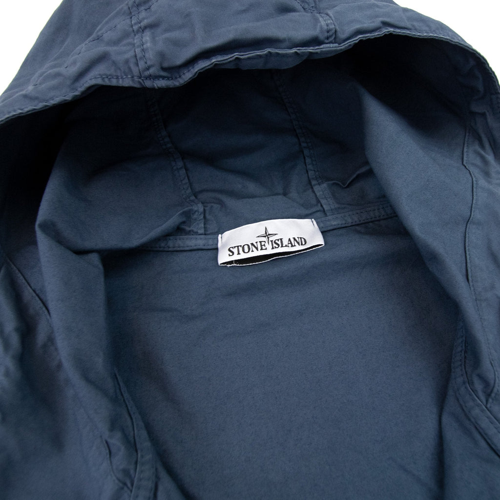 Stone Island 43310 Supima Cotton Overshirt Blue V0024
