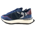 Valentino Netrunner Fabric & Suade Sneaker Avio Blue 6zw