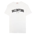 Valentino Logo Print T Shirt White A01