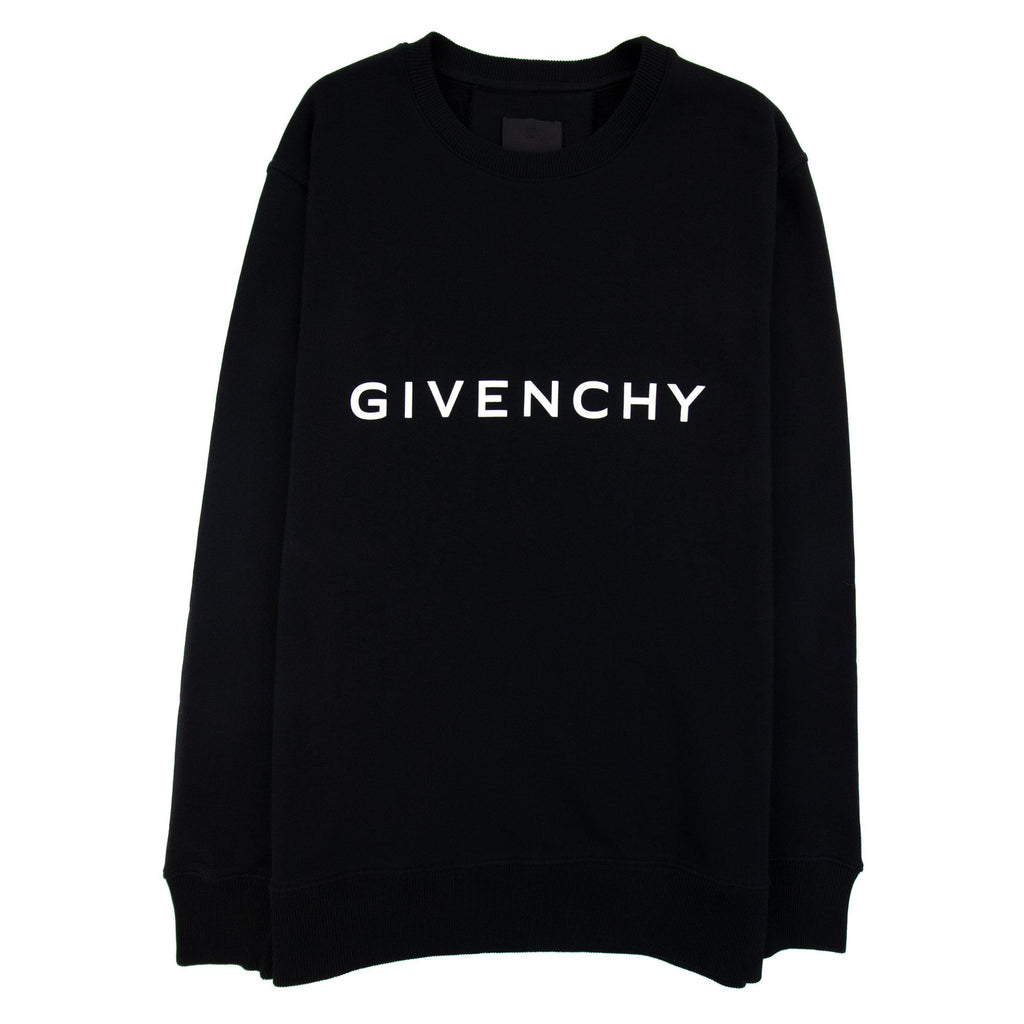Givenchy Archetype Slim Fit Sweatshirt In Fleece Black 001