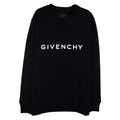 Givenchy Archetype Slim Fit Sweatshirt In Fleece Black 001