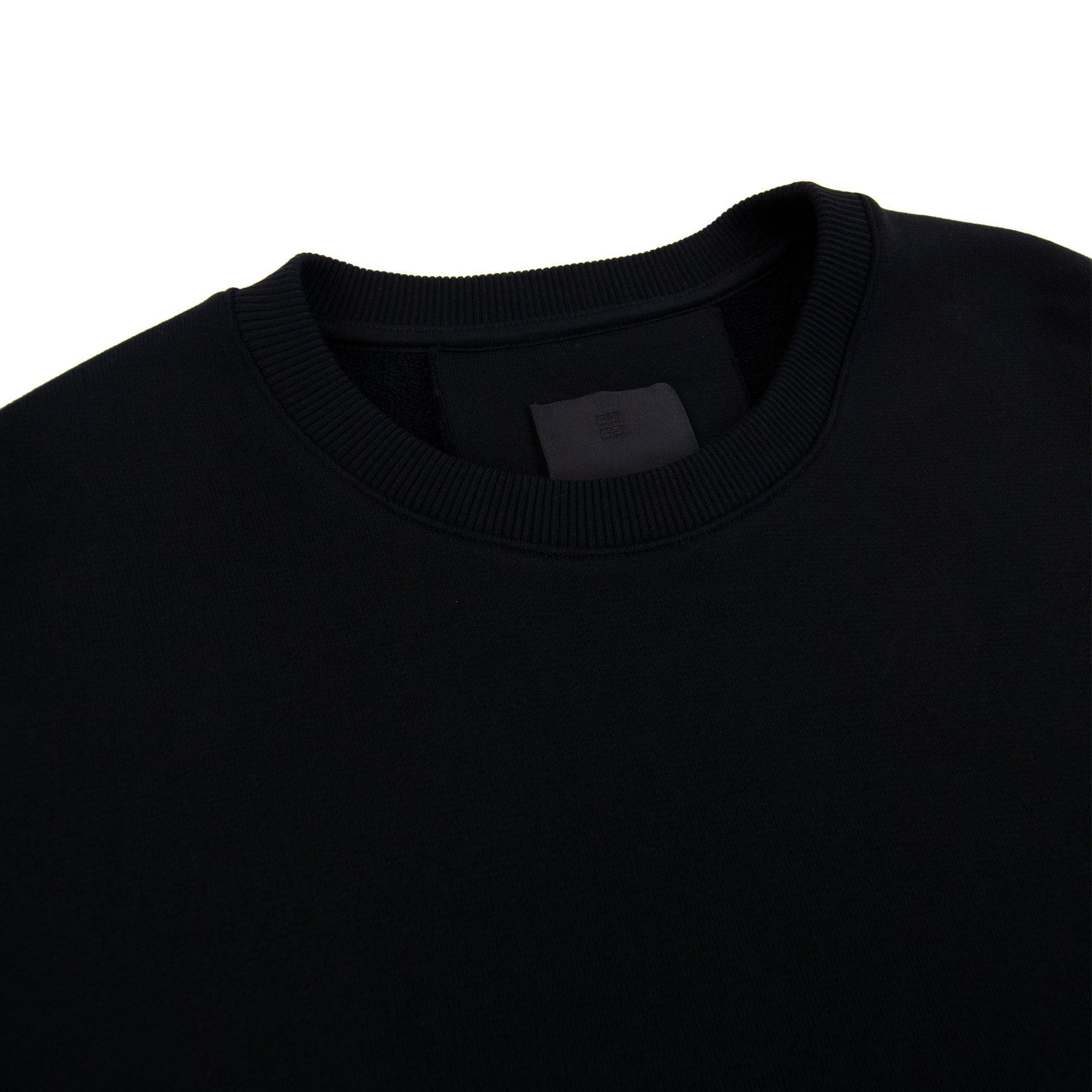 Givenchy Archetype Slim Fit Sweatshirt In Fleece Black 001