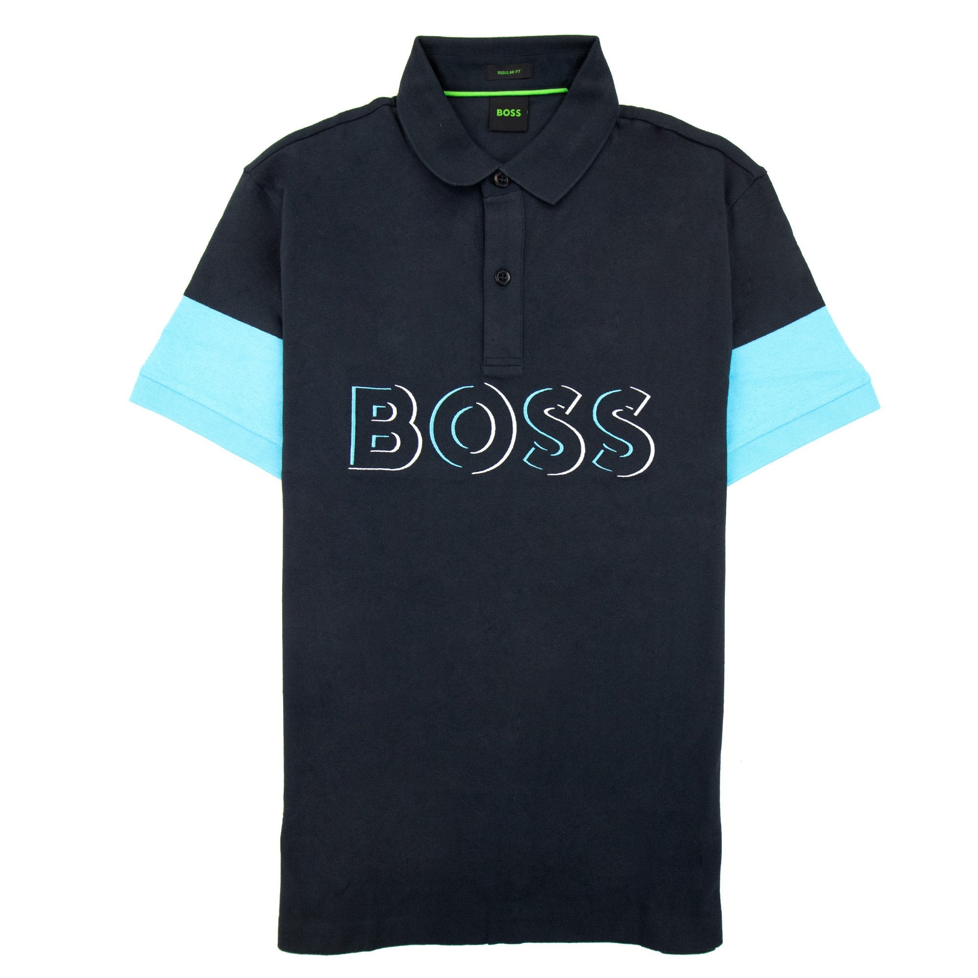 Hugo Boss Pavel Embroidered Logo Polo Navy 402