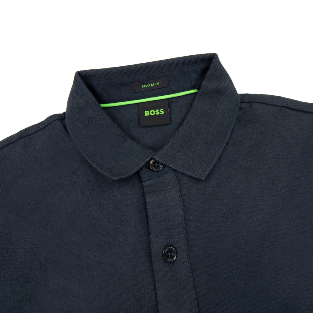 Hugo Boss Pavel Embroidered Logo Polo Navy 402