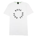 Hugo Boss Tee 4 Circle Logo Print T Shirt White 100