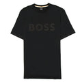 Hugo Boss Tburt 338 Monogram Filled Logo T Shirt Black 002