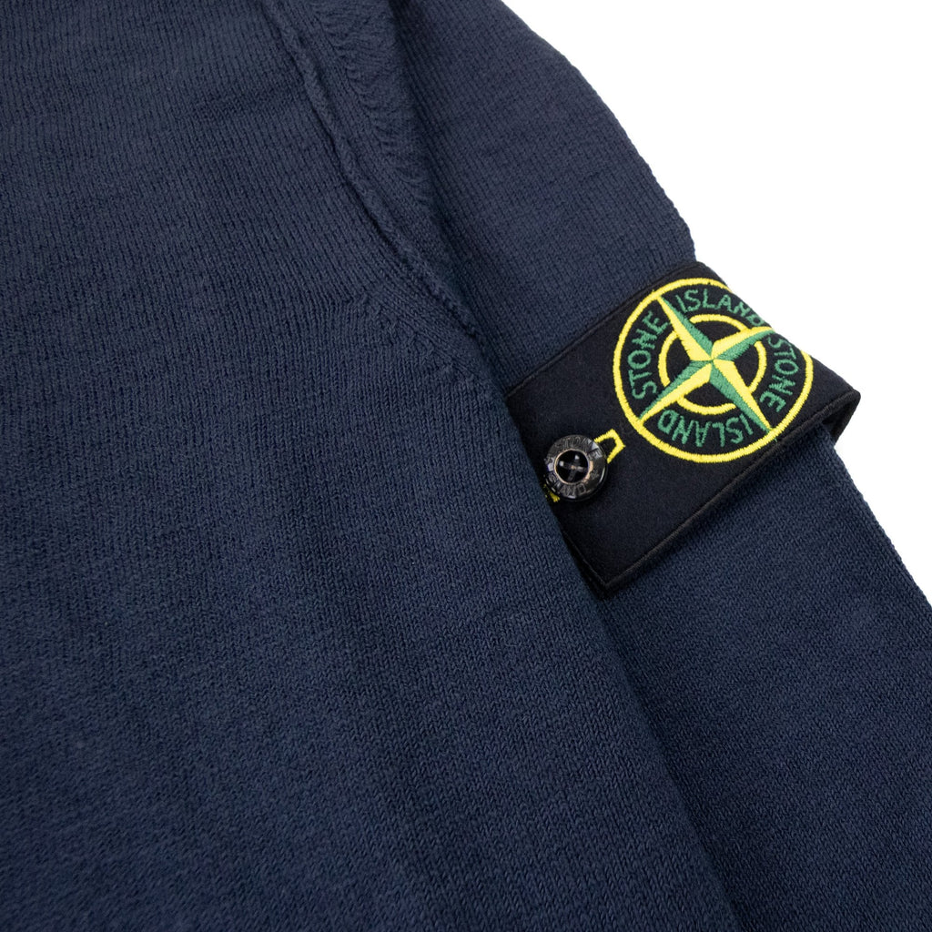 Stone Island 502b0 Crewneck Knit Navy Blue V0020