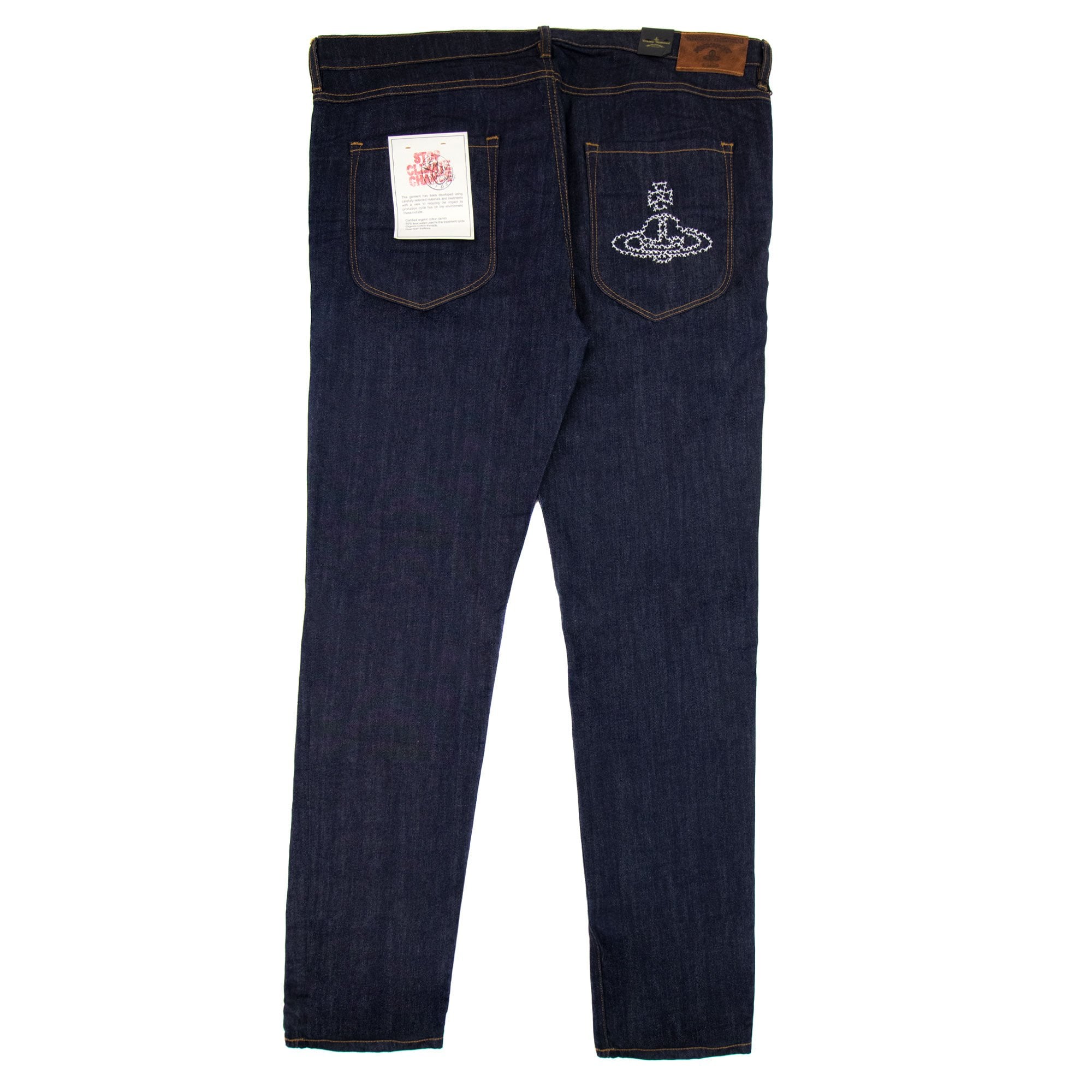 Vivienne Westwood New Classic Tapered Denim Jeans Dark Denim