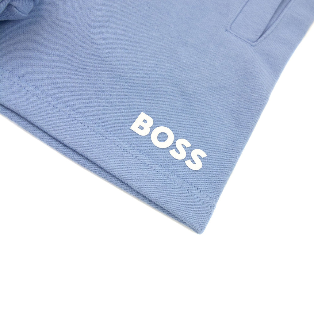 Hugo Boss Kids Logo Bermuda Shorts Pale Blue 77a