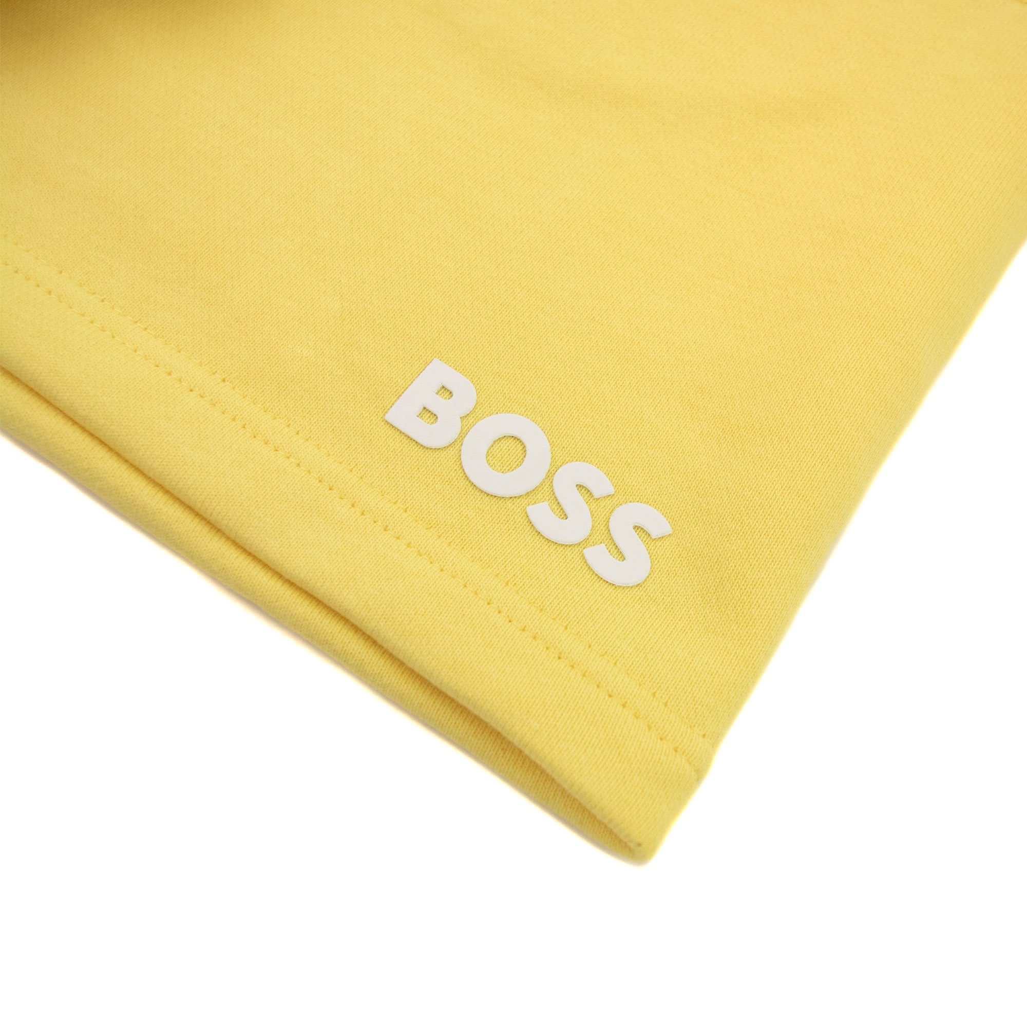 Hugo Boss Kids Logo Bermuda Shorts Yellow 528