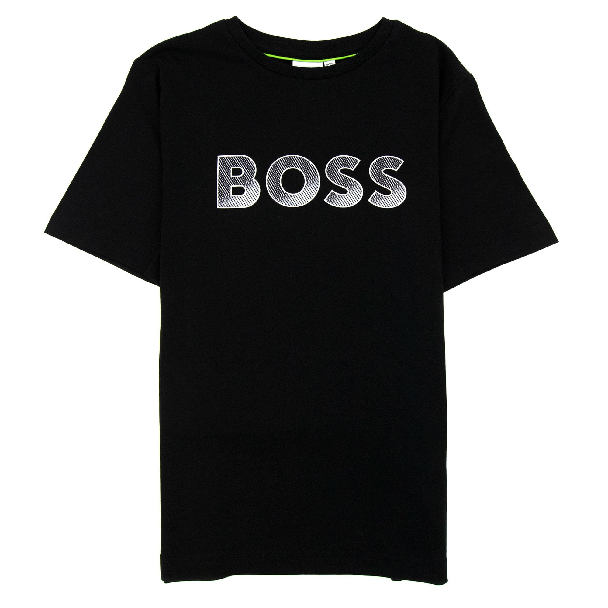 Hugo Boss Kids Printed Logo T Shirt Black 09b