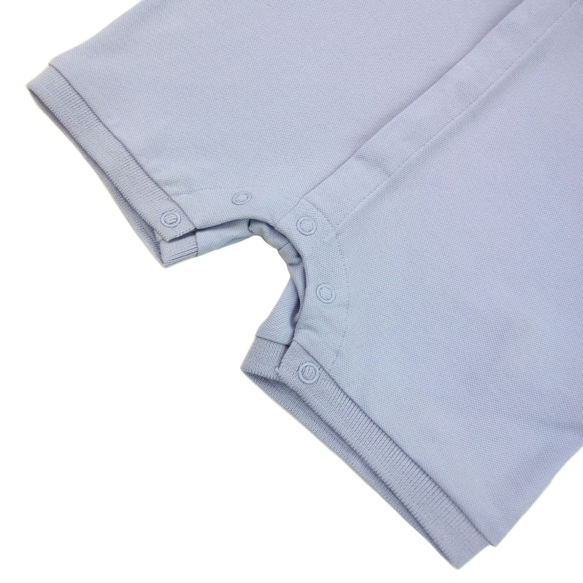 Hugo Boss Kids Baby Boy Short Polo Romper Pale Blue 771