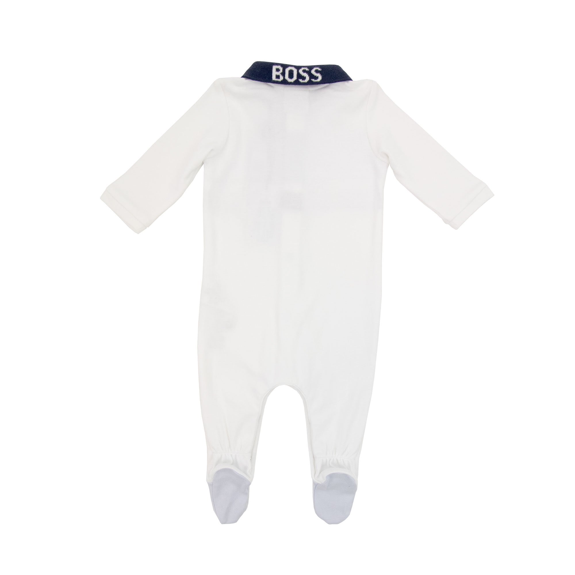 Hugo Boss Kids Baby Boy Polo Babygrow White 10p