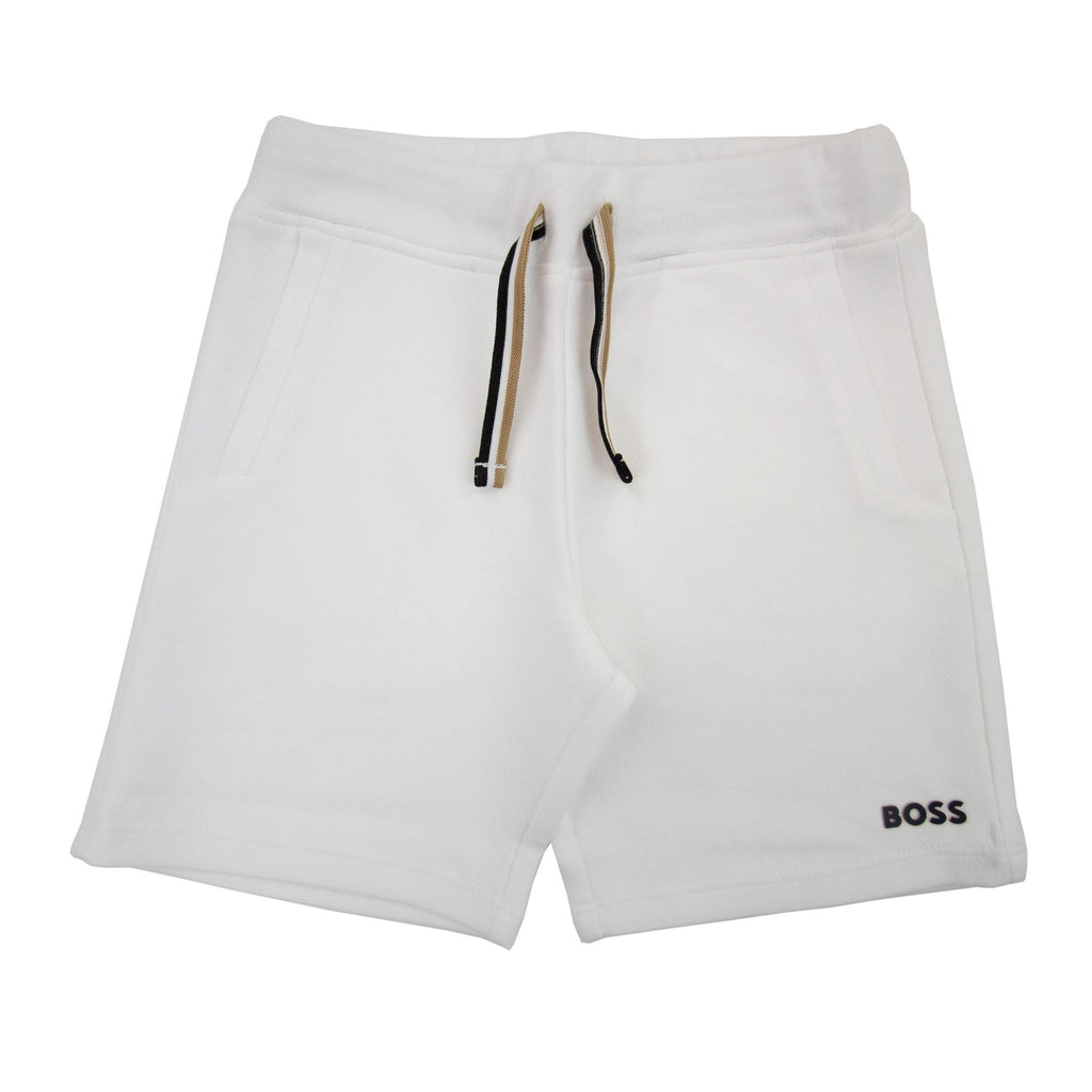 Hugo Boss Kids 2 Piece Side Stripe T Shirt & Short Set Navy 849