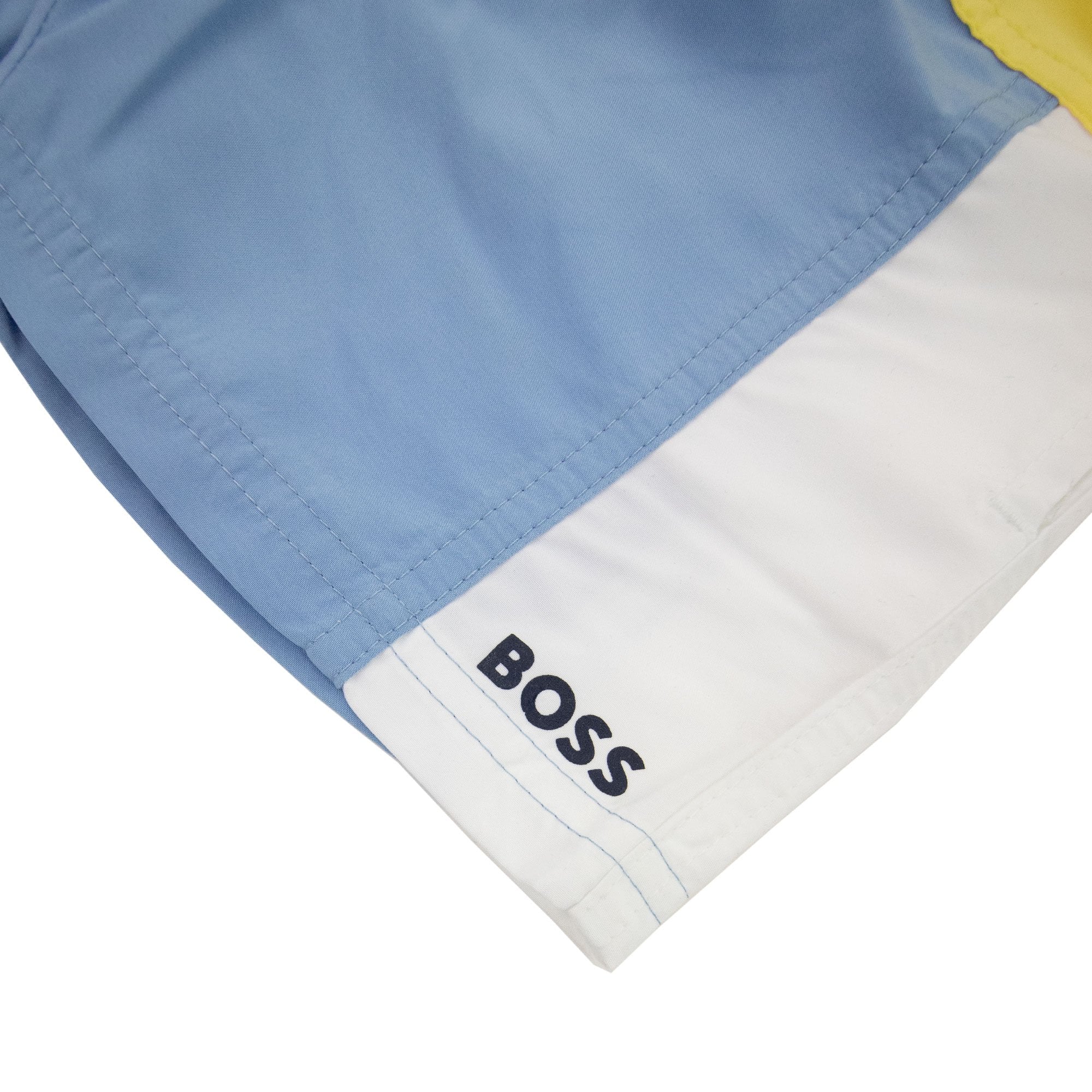 Hugo Boss Kids Colourblock Swim Shorts Pale Blue 77a