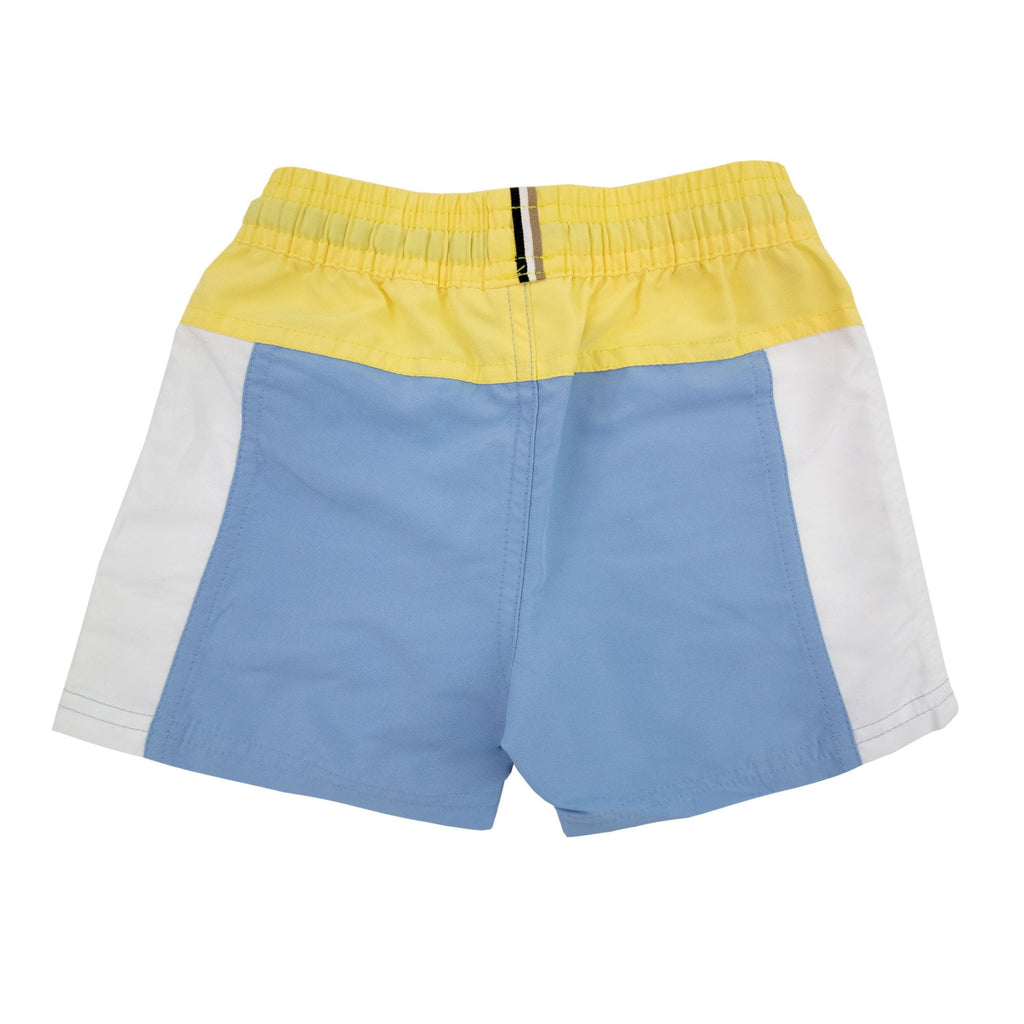 Hugo Boss Kids Colourblock Swim Shorts Pale Blue 77a