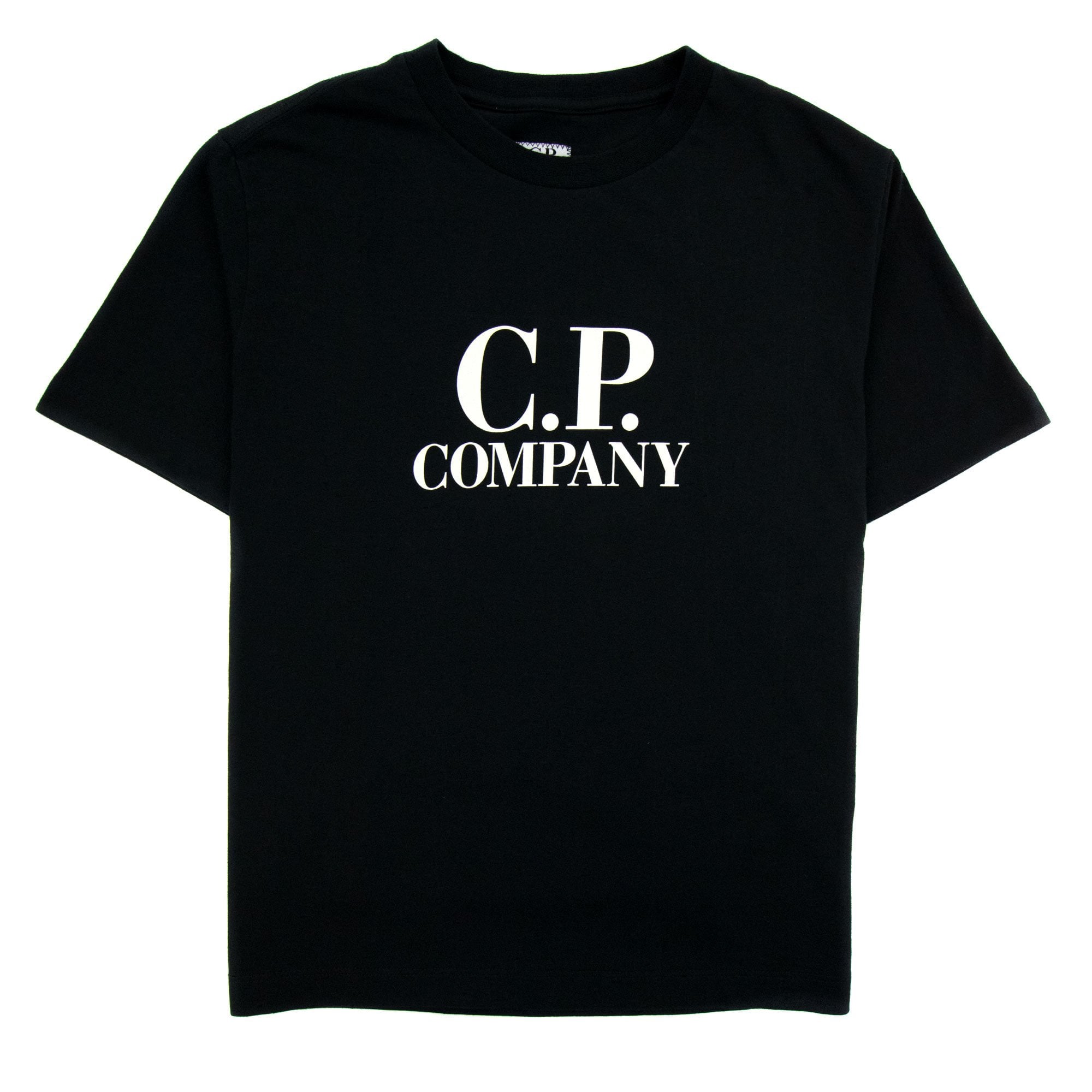Cp Company Undersixteen Chest Logo Back Goggle T-shirt Black