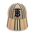 Burberry Monogram Motif Icon Stripe Baseball Cap Archive Beige