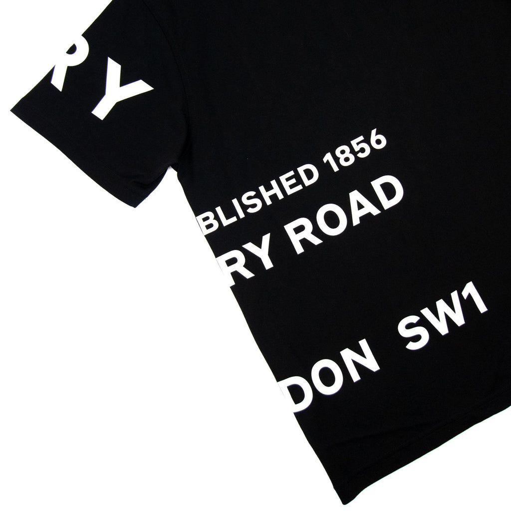 Burberry Harlford Logo Oversized T Shirt Black/white