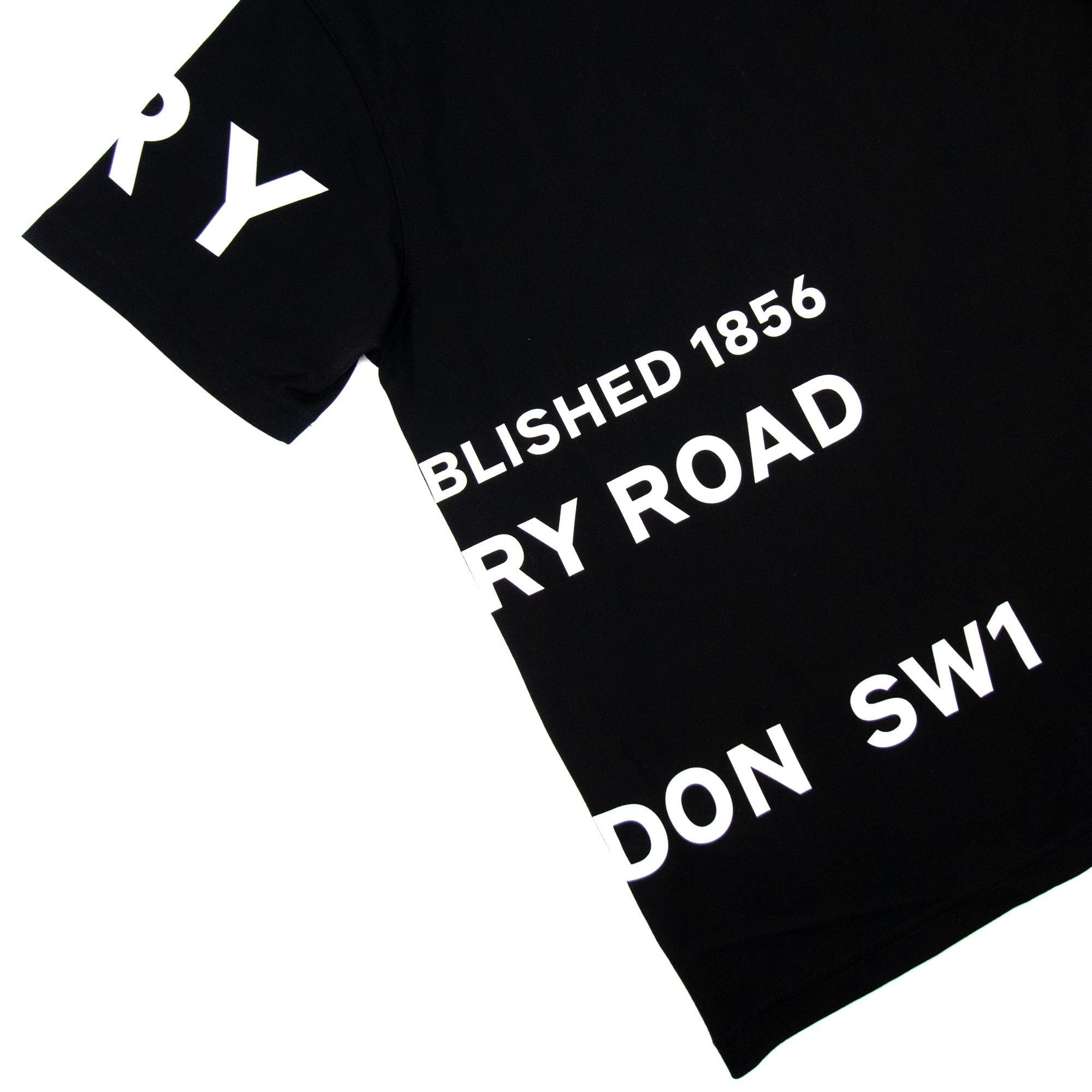 Burberry Harlford Logo Oversized T Shirt Black/white