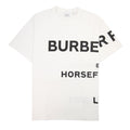 Burberry Harlford Logo Oversized T Shirt White