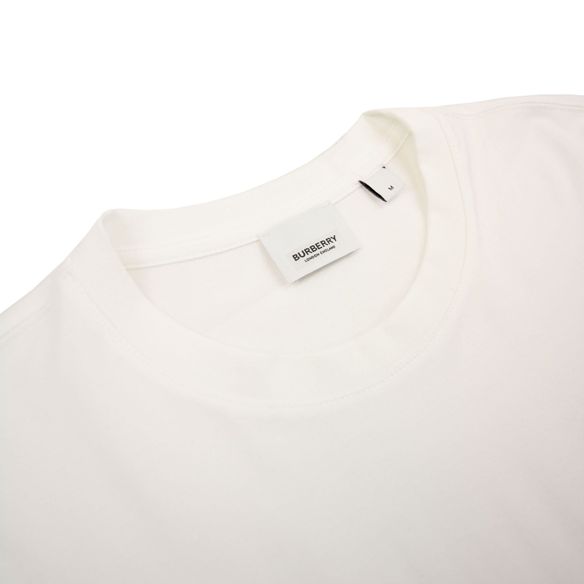 Burberry Harlford Logo Oversized T Shirt White