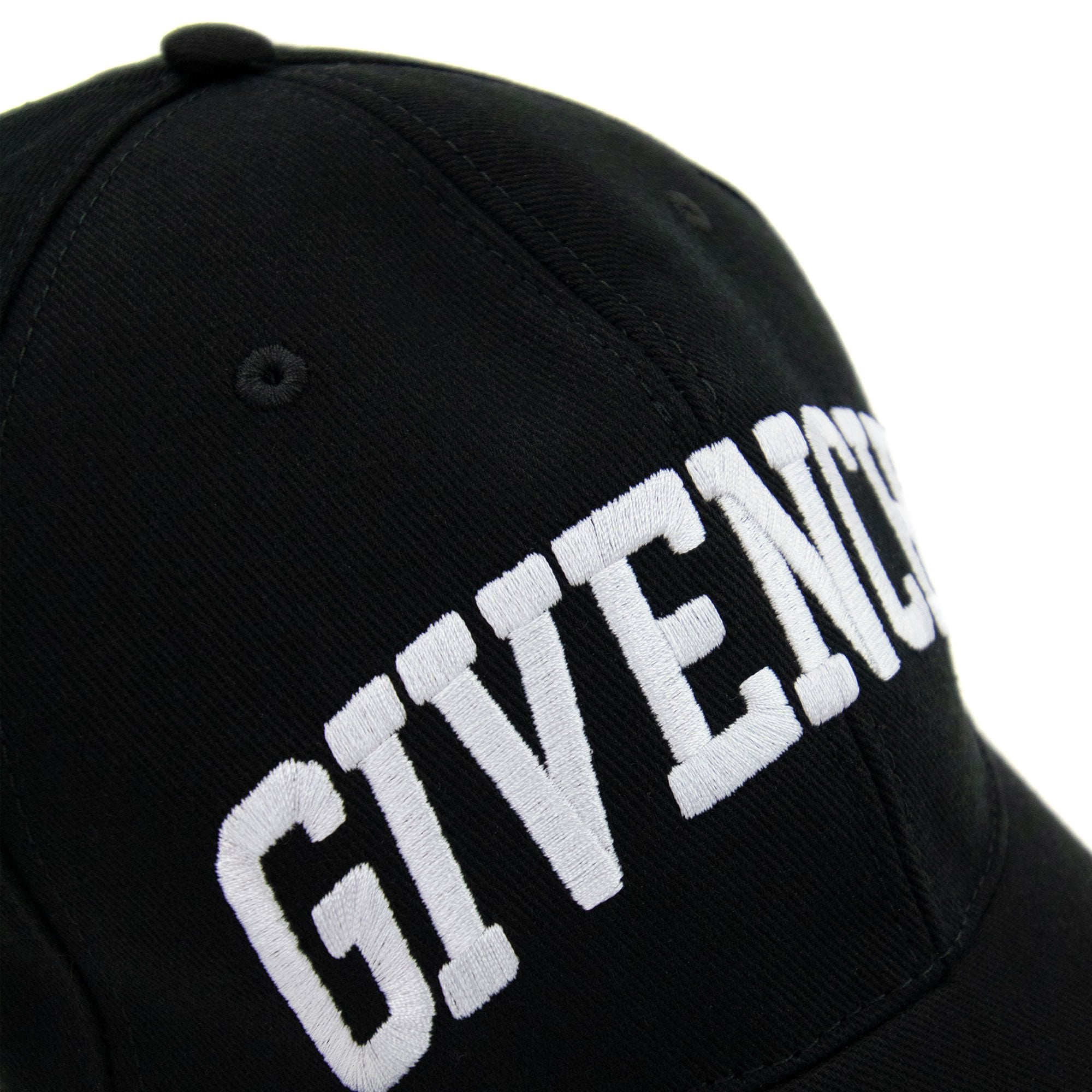 Givenchy College Embroidered Cap Black 001