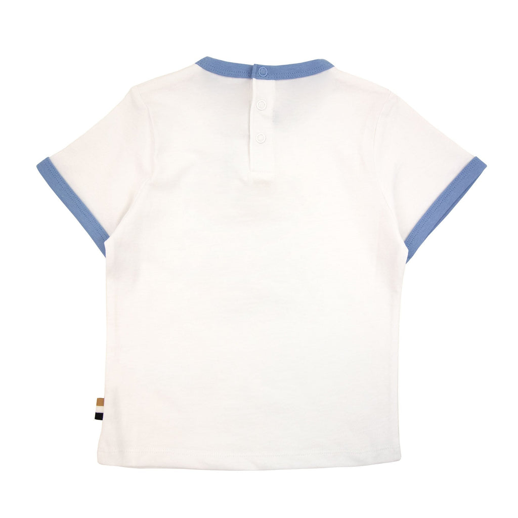 Hugo Boss Kids Multi Logo T Shirt White 10p