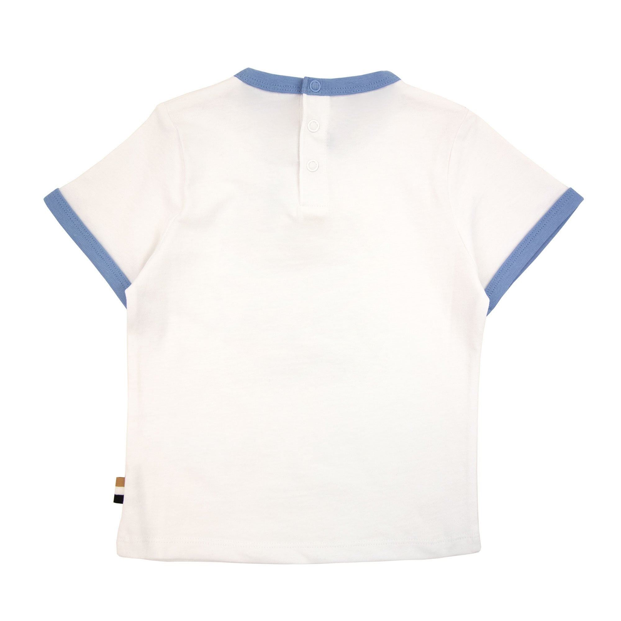 Hugo Boss Kids Multi Logo T Shirt White 10p