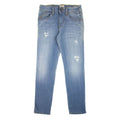 Armani Junior J15 Ripped Stretchy Jeans Denim Blue
