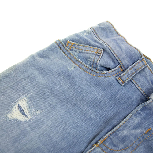 Armani Junior J15 Ripped Stretchy Jeans Denim Blue