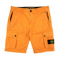 Stone Island L11wa Garment Dyed Canvas Shorts Orange V0132