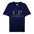 Cp Company 30/1 Large Logo T Shirt Medieval Blue 868