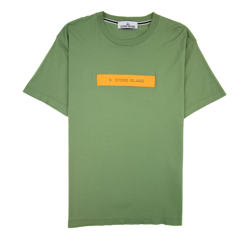 Stone Island Ns82 Micro Graphic Two Print T Shirt Sage V0055