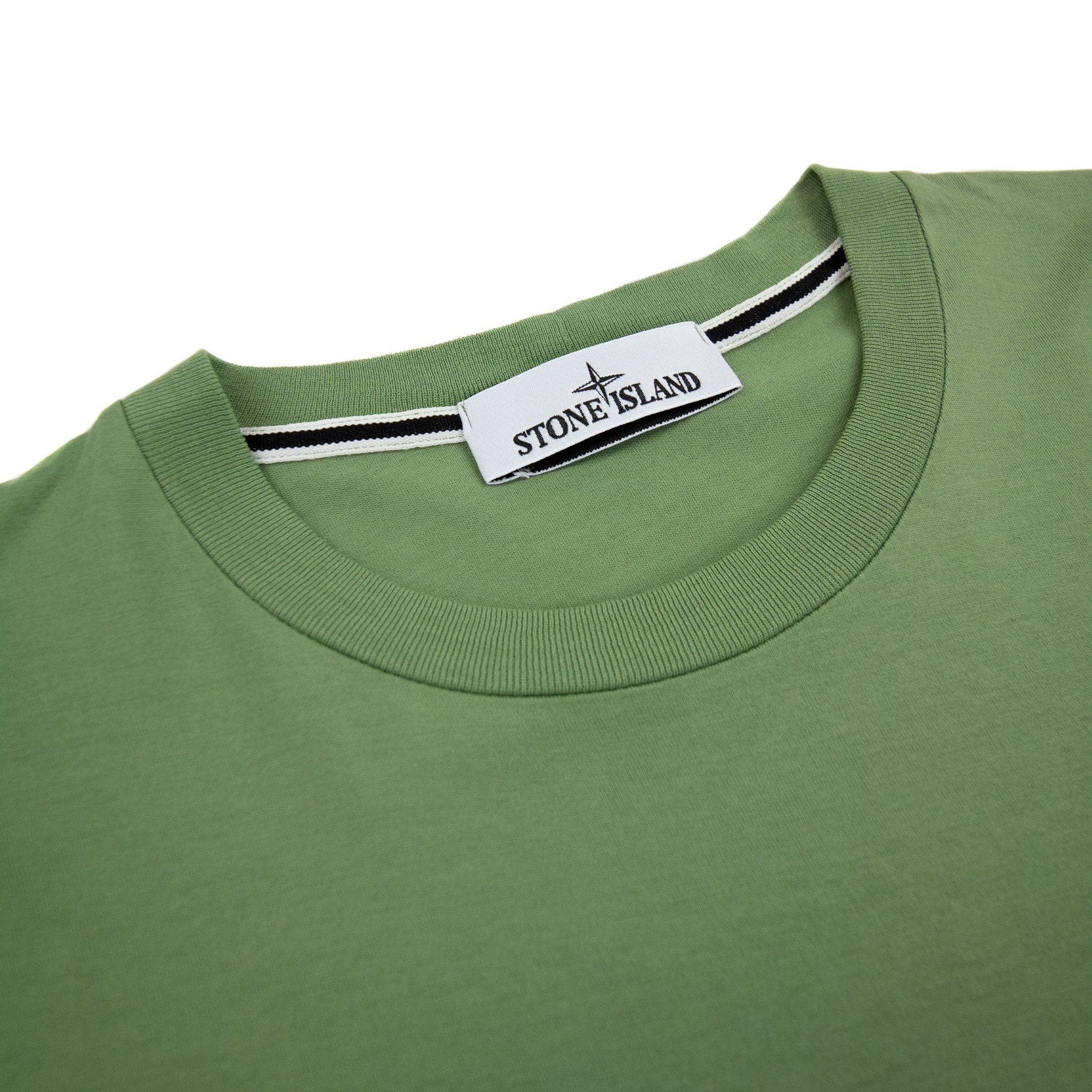 Stone Island Ns82 Micro Graphic Two Print T Shirt Sage V0055