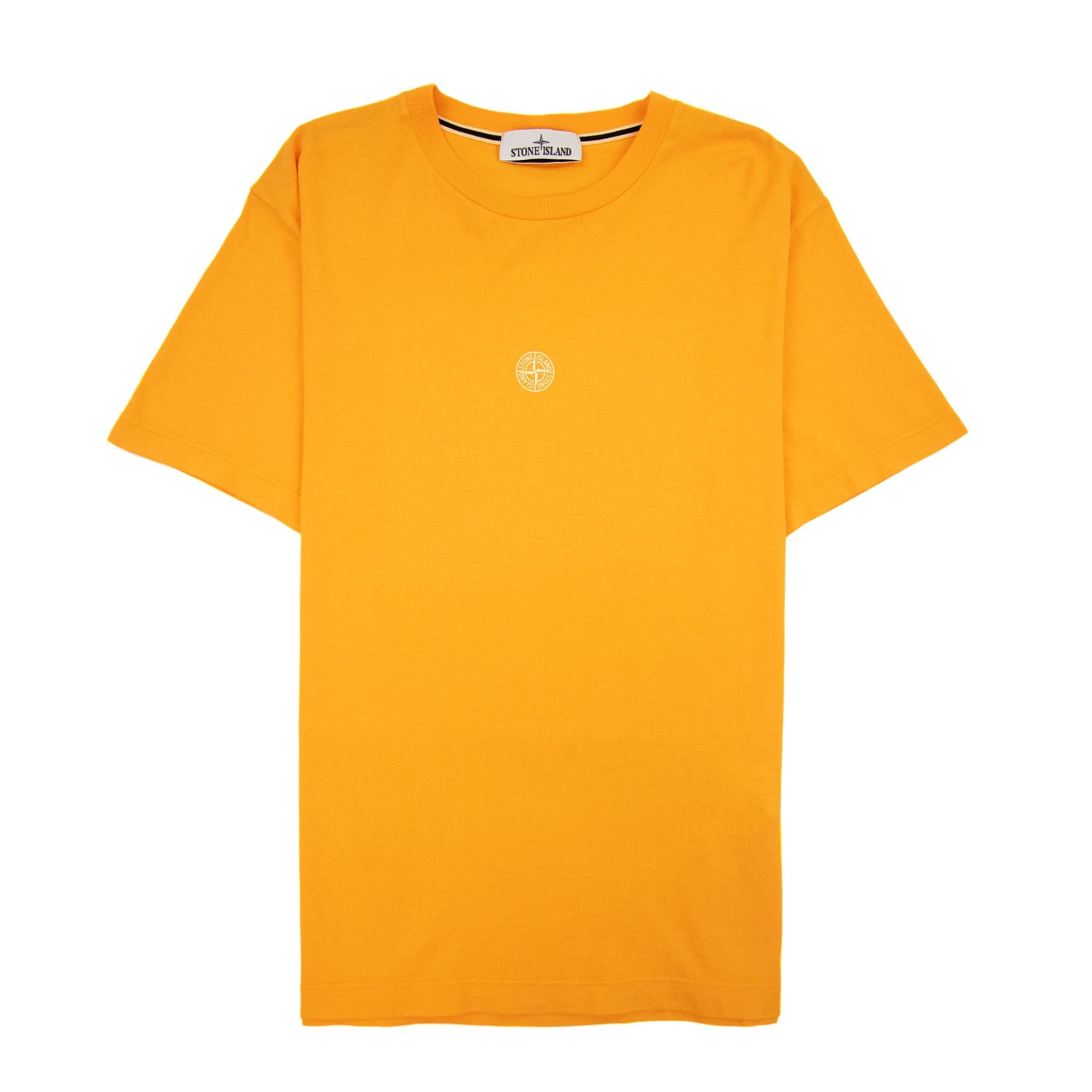 Stone Island 2ns86 Graphic Letter T-shirt Orange V0032