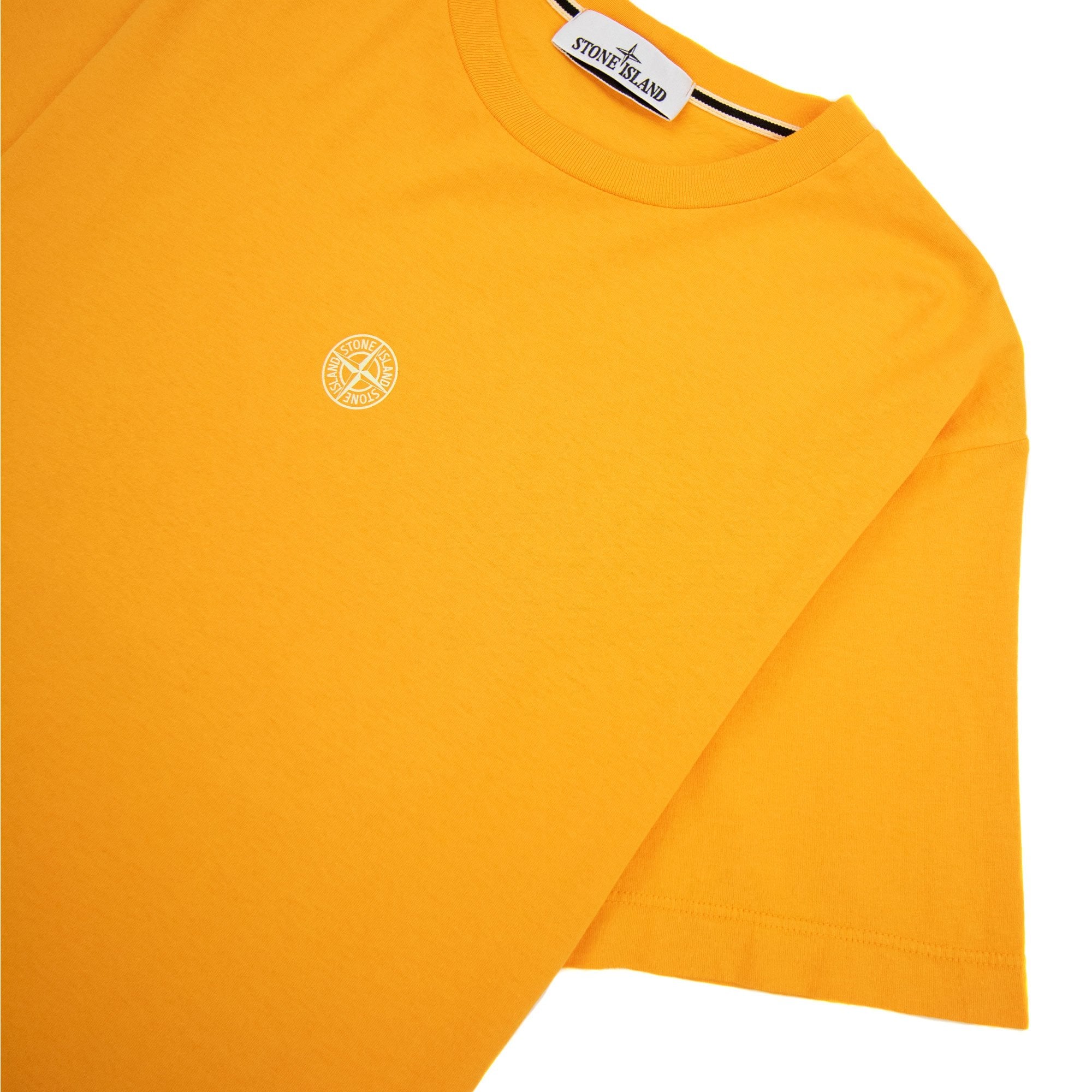Stone Island 2ns86 Graphic Letter T-shirt Orange V0032