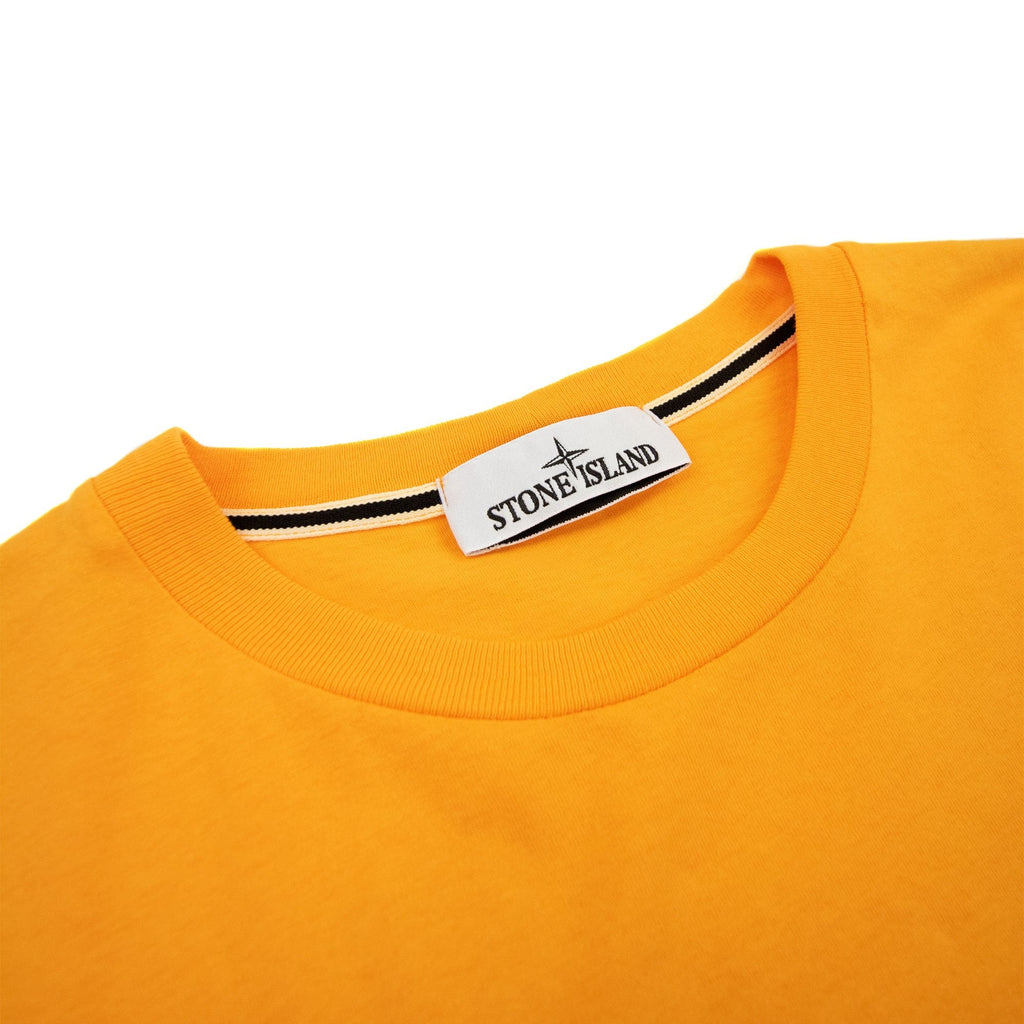 Stone Island 2ns86 Graphic Letter T-shirt Orange V0032
