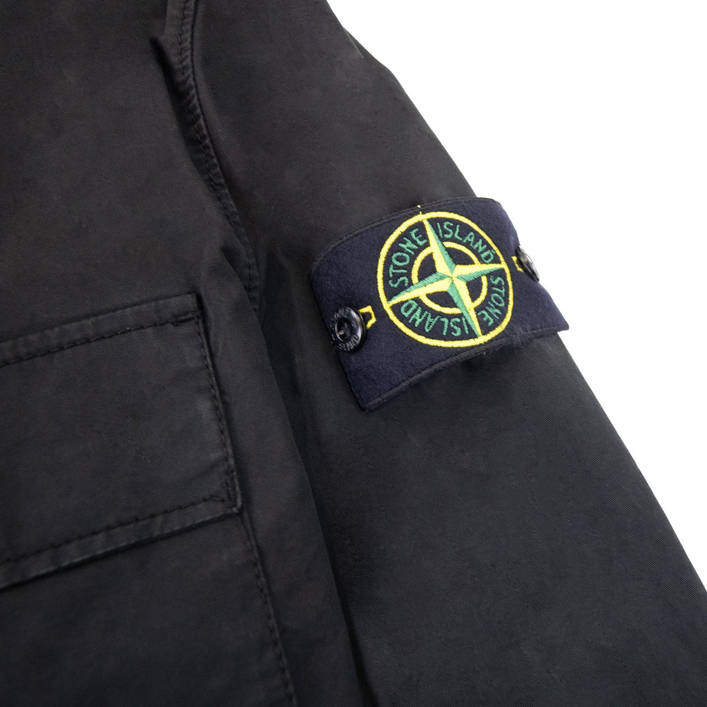 Stone Island 10210 Supima Cotton Shirt Black V0029