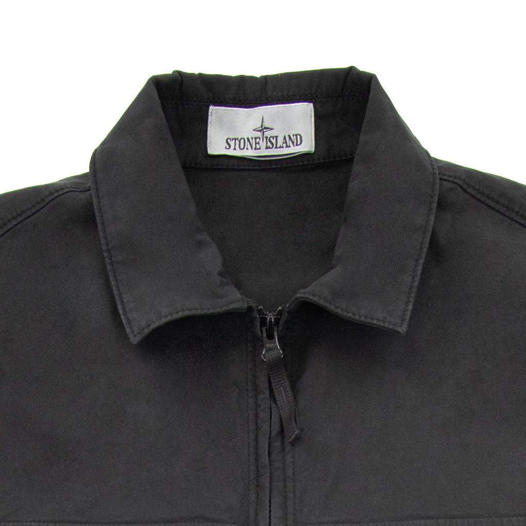 Stone Island 10210 Supima Cotton Shirt Black V0029