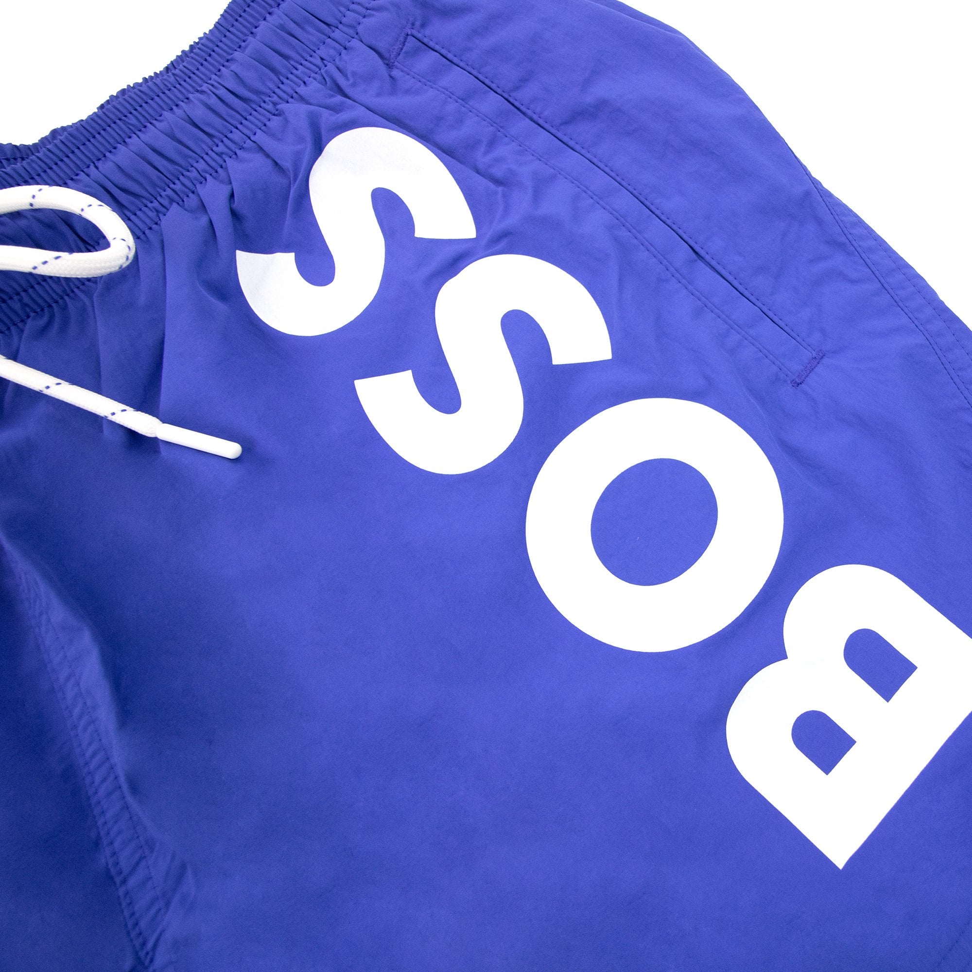 Hugo Boss Octopus Large Logo Print Shorts Blue 433